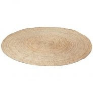 Rond jute vloerkleed (1)