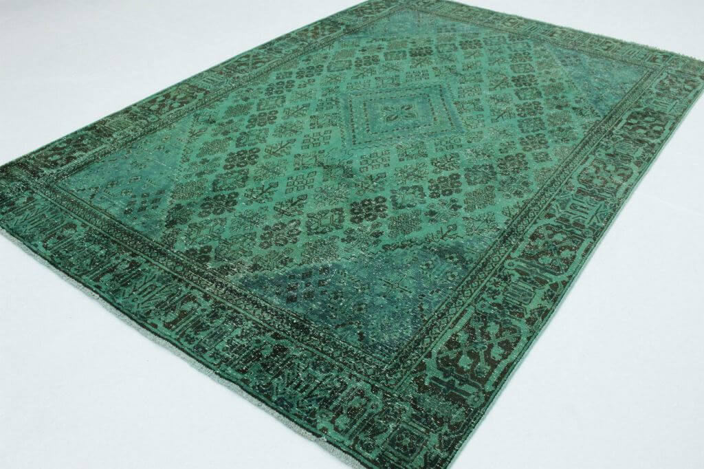 Alternatief huisvrouw Afhankelijkheid Vintage Vloerkleed Groen Perzisch 305 cm x 204 cm - deOlijfberg.nl